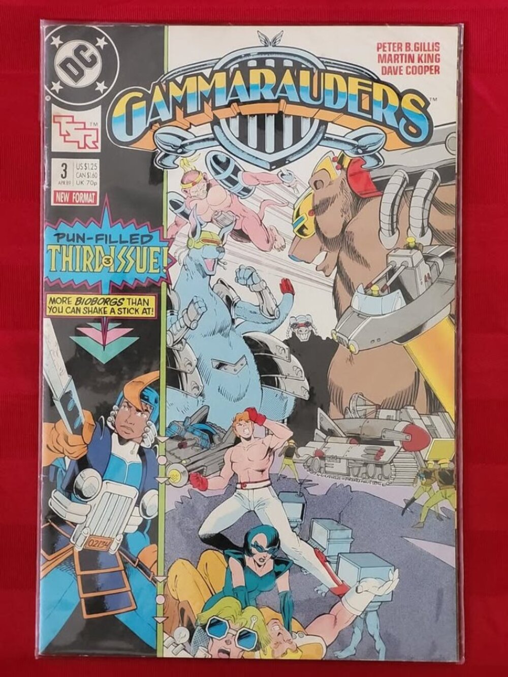 VINTAGE 1989, GAMMARAUDERS COMIC BOOK, ISSUE #3!!!